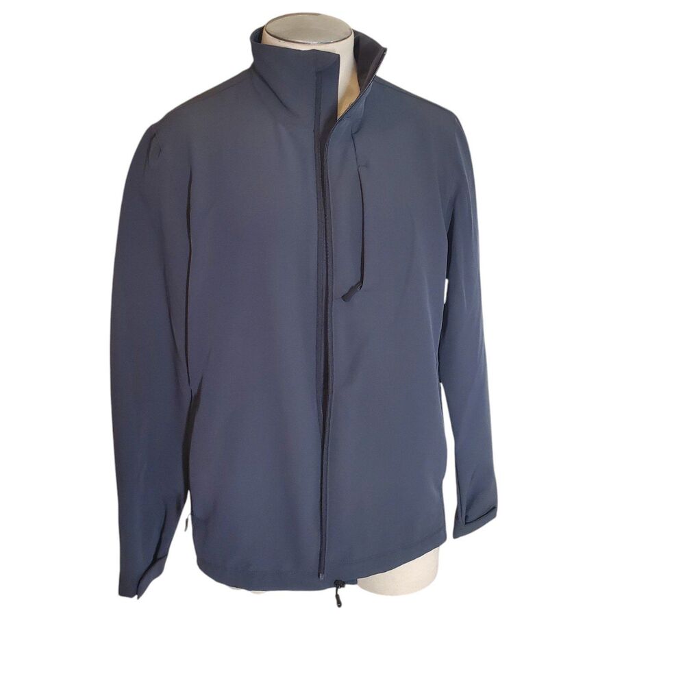 32 Degrees Heat Mens Softshell Water Resistant Jacket Gray Sz M